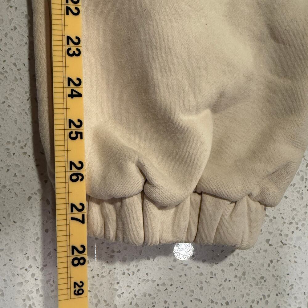 Comfrt Oversize Signature Hoodie Sweatpant Set Bone Cream Medium Unisex Lounge - Picture 13 of 13